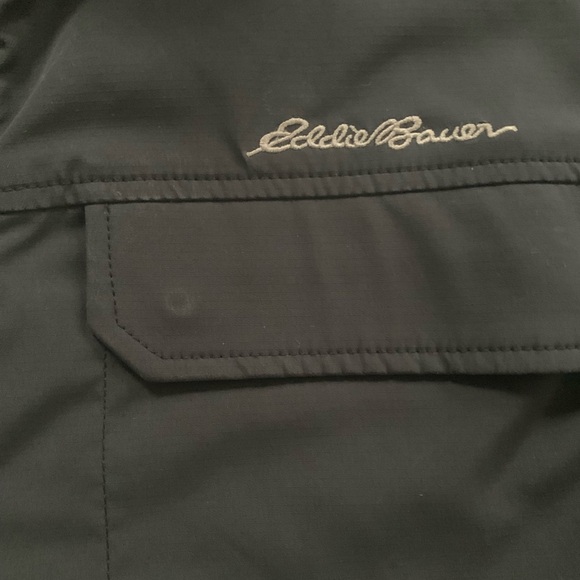 Eddie Bauer Travex Men’s XL Dark Gray Lightweight Travel Jacket - Picture 8 of 8